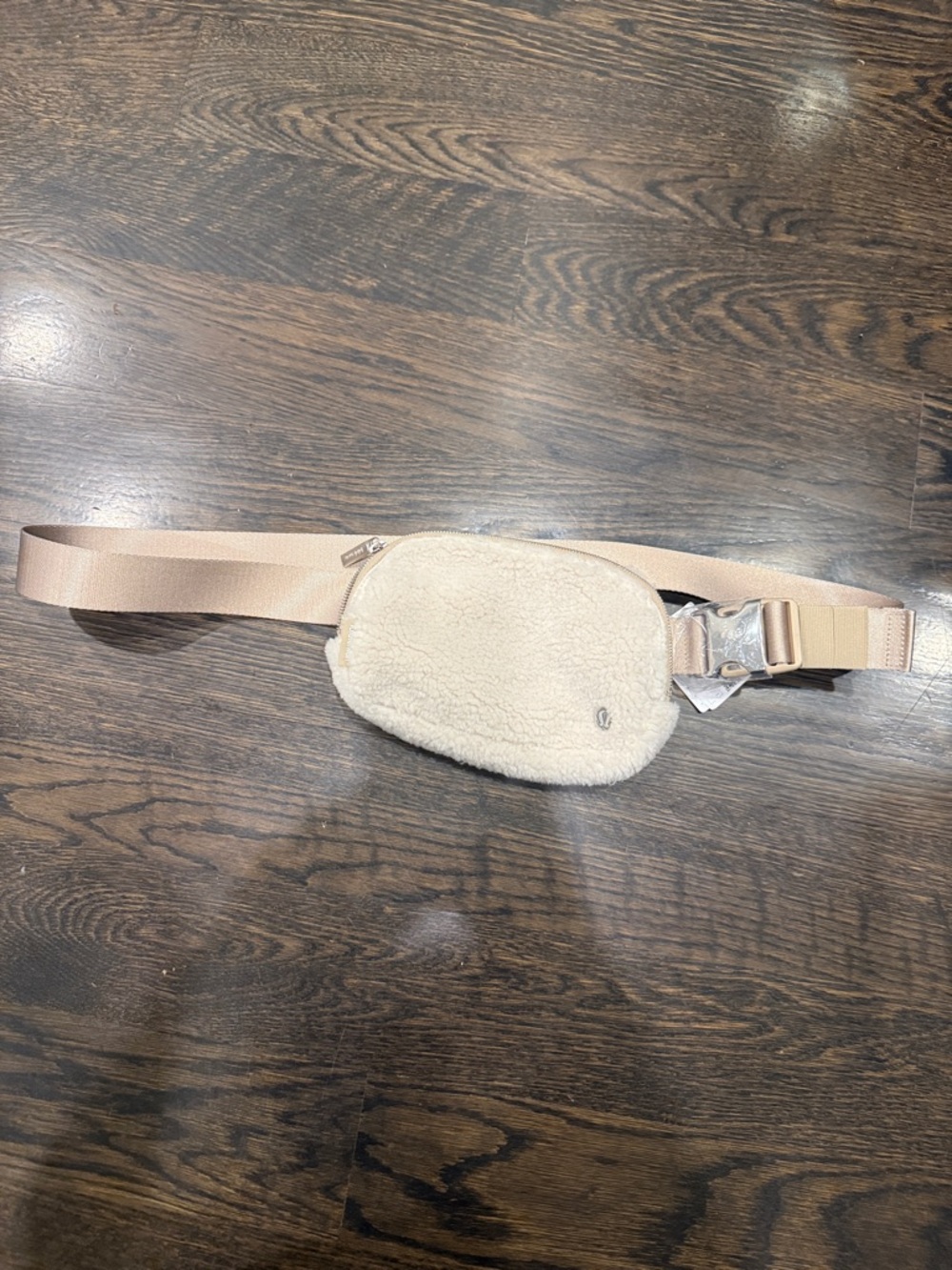 lululemon athletica Cream Shearling Everyday Belt Bag